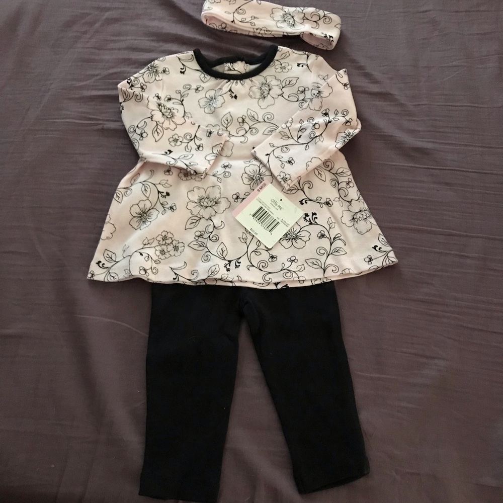 NWT Little Me 3 Piece Outfit